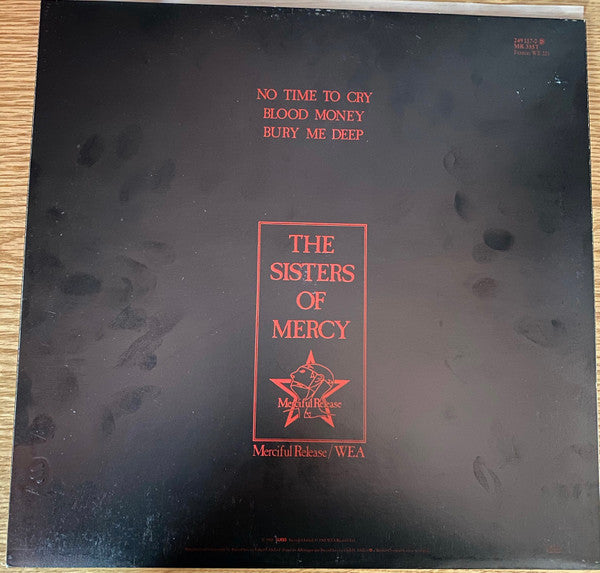 The Sisters Of Mercy : No Time To Cry (12", Maxi, Emb)