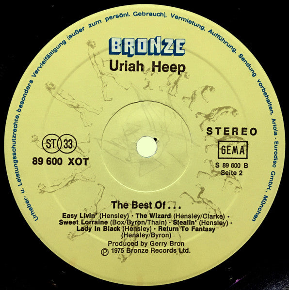 Uriah Heep : The Best Of... (LP, Comp)