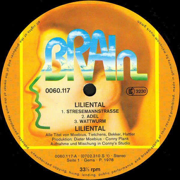 Liliental : Liliental (LP, Album)