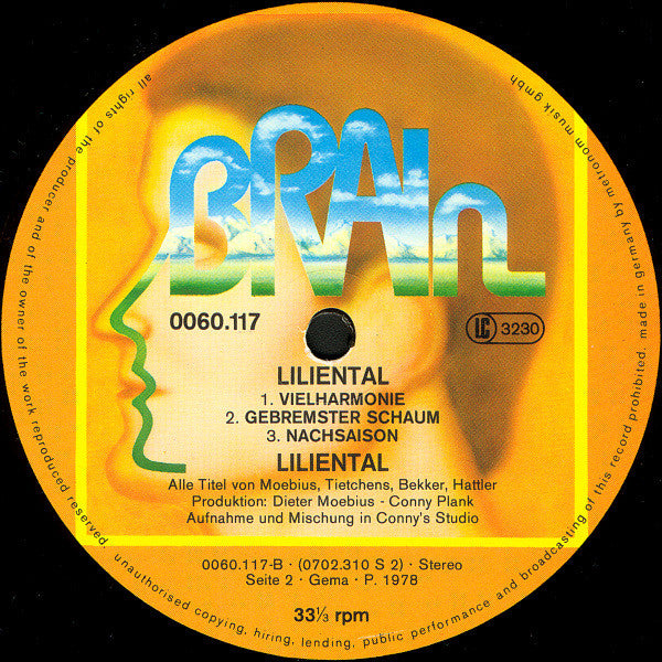 Liliental : Liliental (LP, Album)