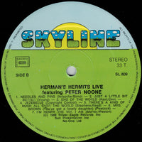 Herman's Hermits Featuring Peter Noone* : Live (LP, Album)