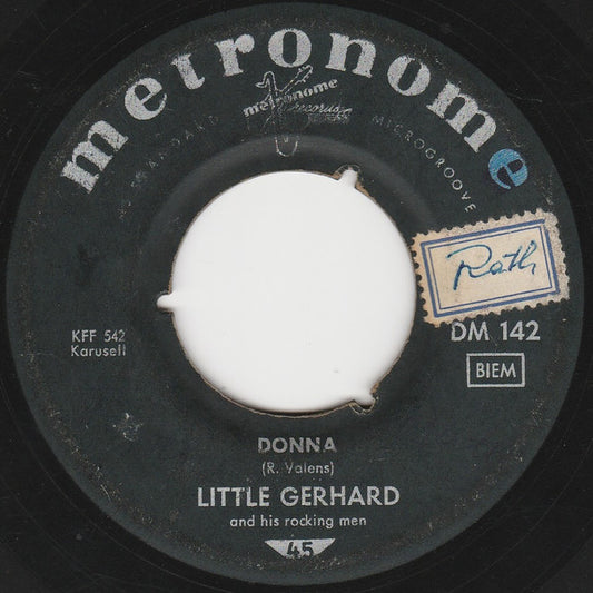 Little Gerhard And His Rocking Men : Donna / Cha Cha Rock'n Roll (7", Single)