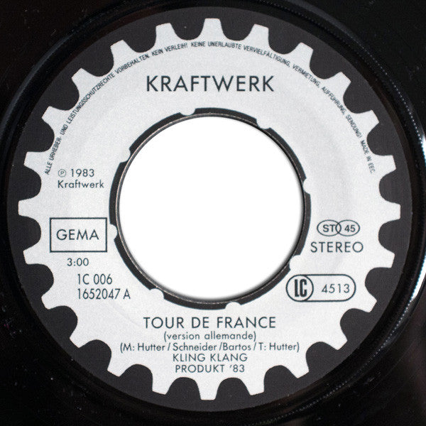 Kraftwerk : Tour De France (7", Single)