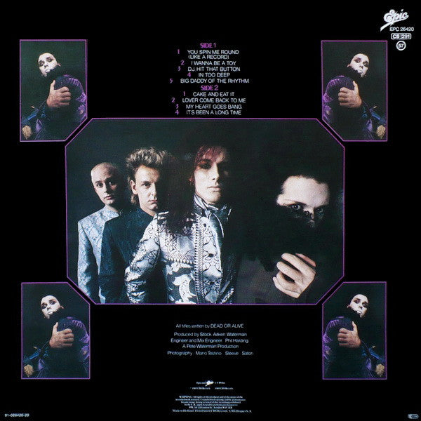 Dead Or Alive : Youthquake (LP, Album)