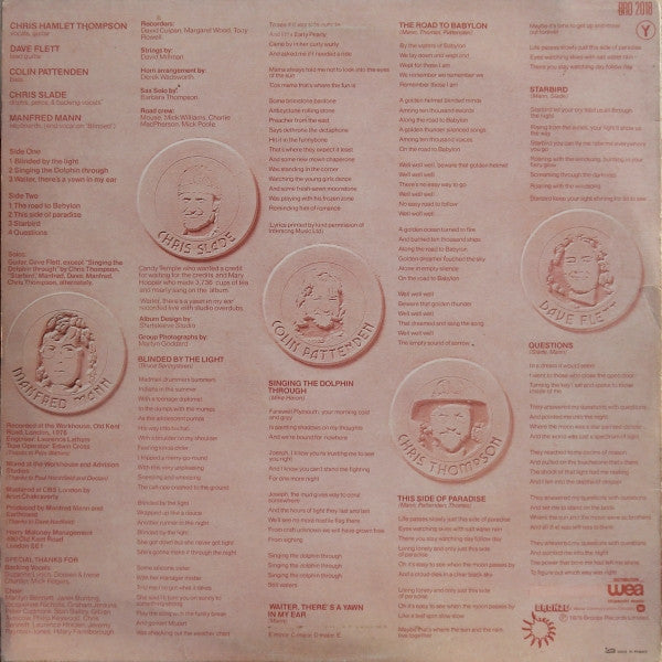 Manfred Mann's Earth Band : The Roaring Silence (LP, Album)