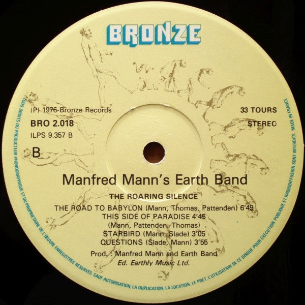Manfred Mann's Earth Band : The Roaring Silence (LP, Album)
