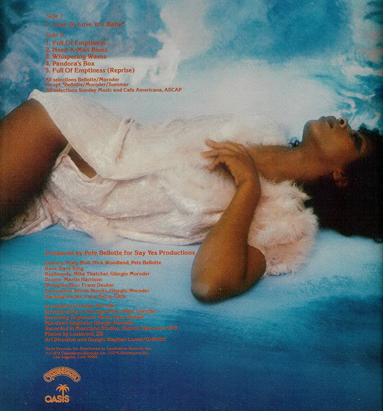 Donna Summer : Love To Love You Baby (LP, Album, Rai)