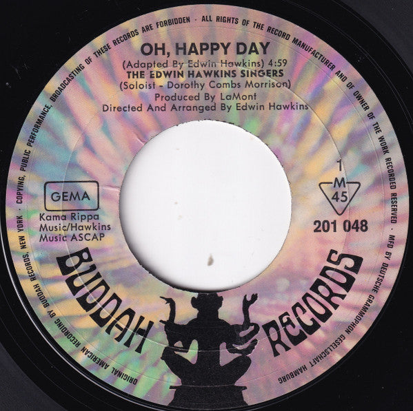 The Edwin Hawkins Singers* : Oh, Happy Day (7", Single, Mono)
