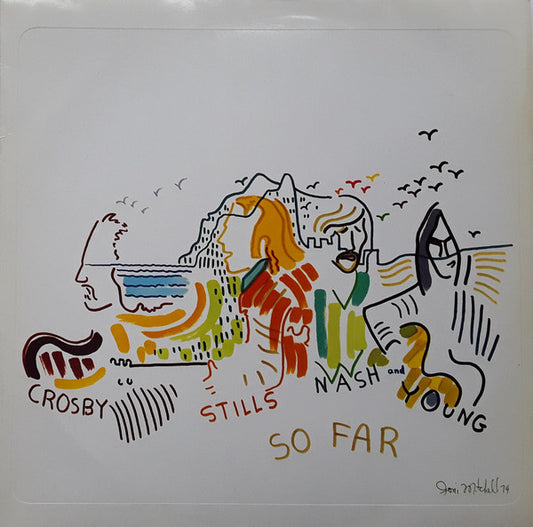 Crosby, Stills, Nash & Young : So Far (LP, Comp, RE)