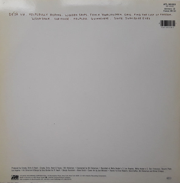 Crosby, Stills, Nash & Young : So Far (LP, Comp, RE)