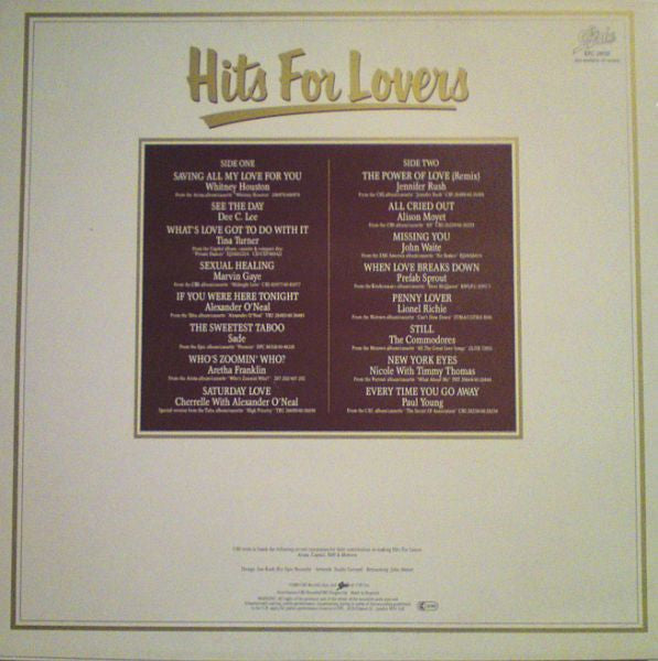 Various : Hits For Lovers (LP, Comp)