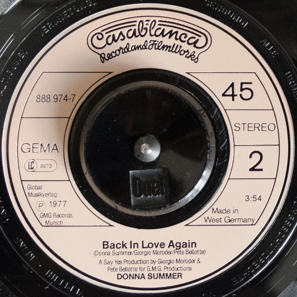Donna Summer : I Feel Love (7", Single, RE)
