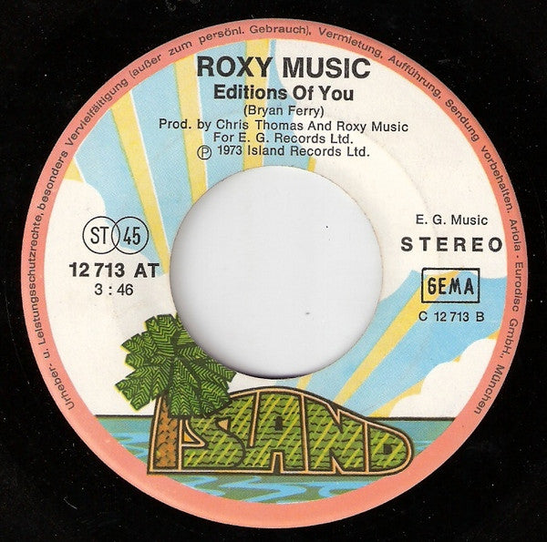 Roxy Music : Do The Strand (7", Single)