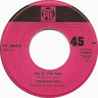 The Status Quo* : Ice In The Sun (7", Single)
