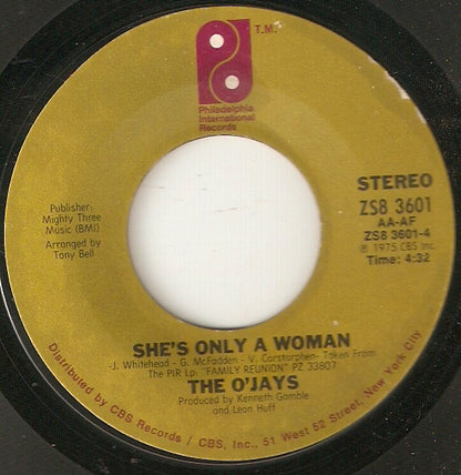 The O'Jays : Message In Our Music (7", Single, Ter)