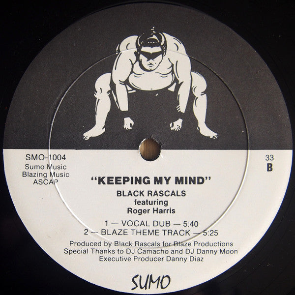 Black Rascals Featuring Roger Harris (3) : Keeping My Mind (12")