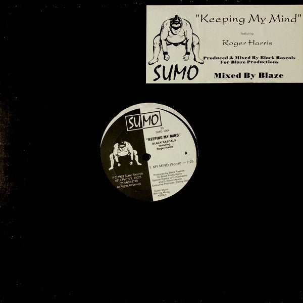 Black Rascals Featuring Roger Harris (3) : Keeping My Mind (12")