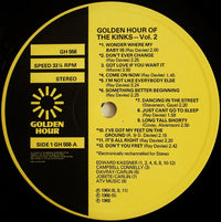 The Kinks : Golden Hour Of The Kinks Vol. 2 (LP, Comp)