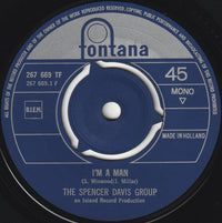 The Spencer Davis Group : I'm A Man (7", Single, Mono)
