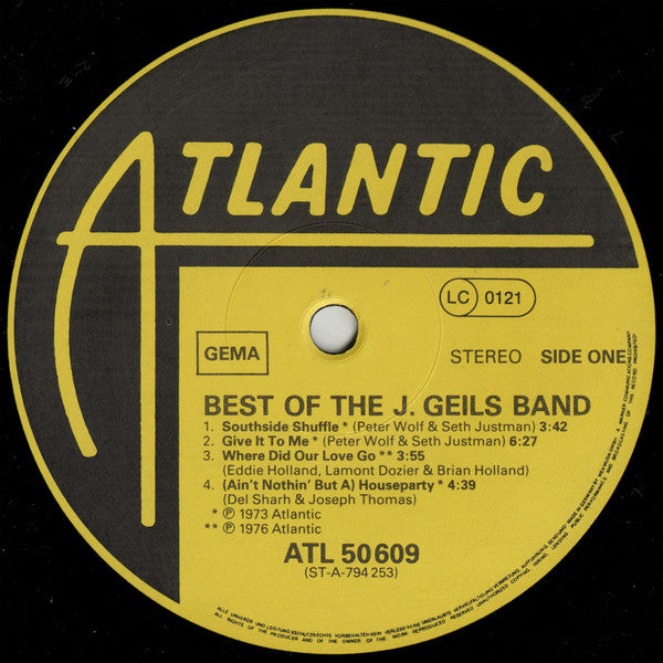 The J. Geils Band : Best Of The J. Geils Band (LP, Comp, RP)