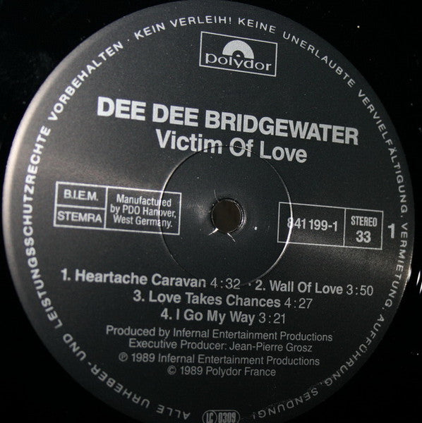 Dee Dee Bridgewater : Victim Of Love (LP, Album)
