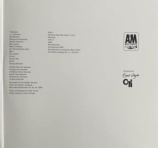 J.J. Johnson & Kai Winding : Stonebone (LP, RE, Bla)
