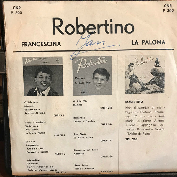 Robertino Loretti : Francescina/La Paloma (7")