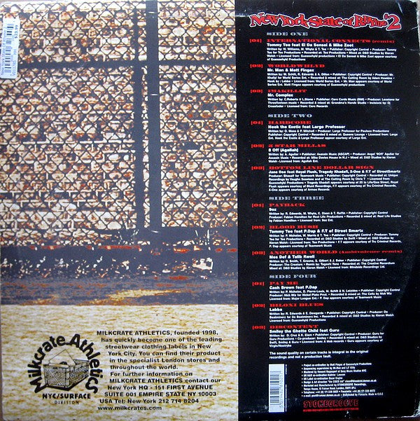 Various : New York State Of Rhyme #2 (2xLP, Comp)