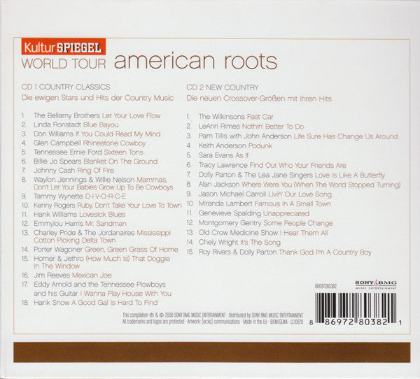 Various : Kultur Spiegel World Tour - American Roots (2xCD, Comp, Dig)