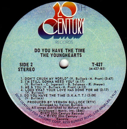 The Younghearts : Do You Have The Time (LP, Album)