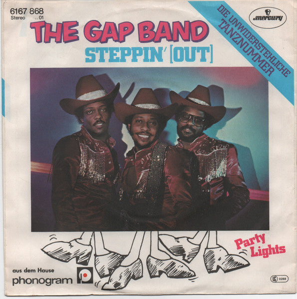 The Gap Band : Steppin' (Out) / Party Lights (7")