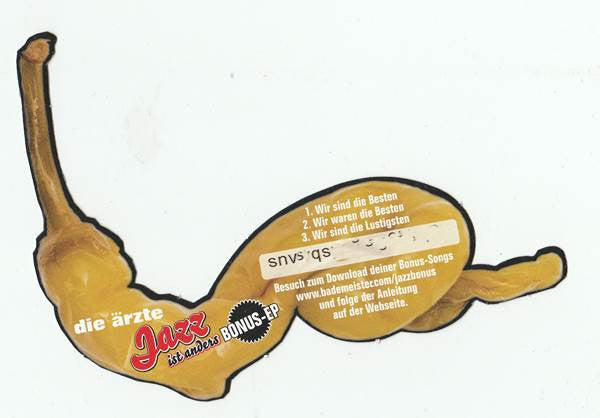 Die Ärzte : Jazz Ist Anders (CD, Album, Piz)