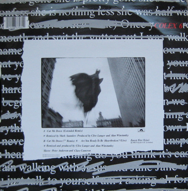 Lloyd Cole & The Commotions : Cut Me Down (Remix) (12")