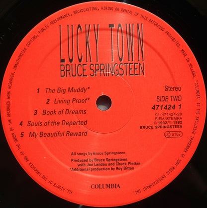 Bruce Springsteen : Lucky Town (LP, Album)