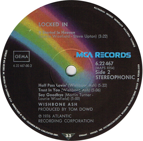 Wishbone Ash : Locked In (LP, Album, Non)