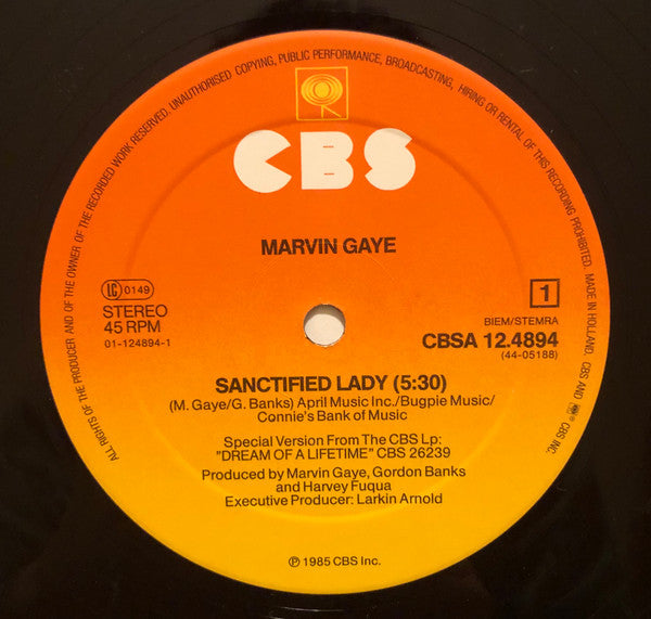 Marvin Gaye : Sanctified Lady (12", Maxi)