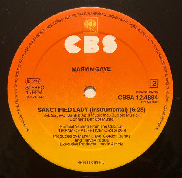 Marvin Gaye : Sanctified Lady (12", Maxi)