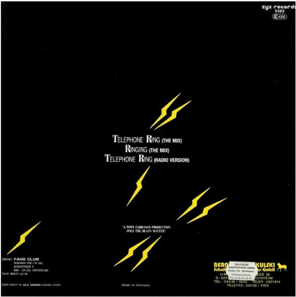 Dazu : Telephone Ring (12")