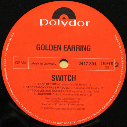 Golden Earring : Switch (LP, Album)