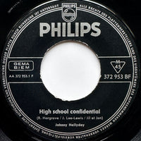 Johnny Hallyday : High School Confidential (7", Single, Mono)