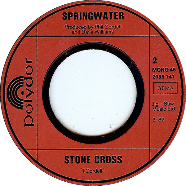 Springwater : I Will Return (7", Single, Mono)