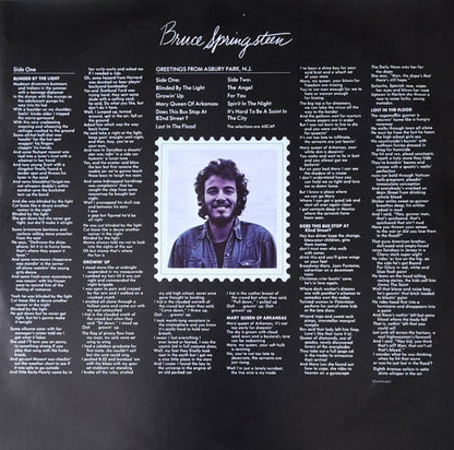 Bruce Springsteen : Greetings From Asbury Park N.J. (LP, Album, RE)
