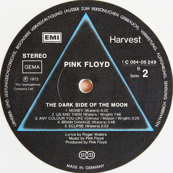 Pink Floyd : The Dark Side Of The Moon (LP, Album, Ltd, RE, Whi)