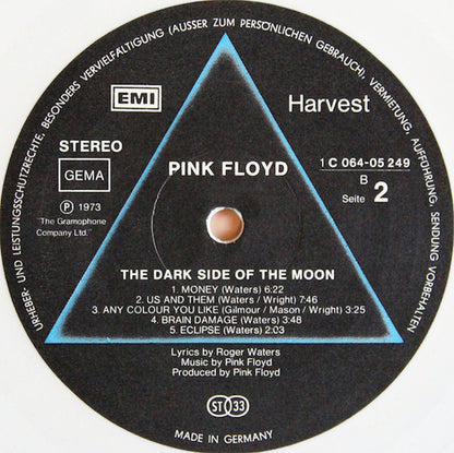 Pink Floyd : The Dark Side Of The Moon (LP, Album, Ltd, RE, Whi)