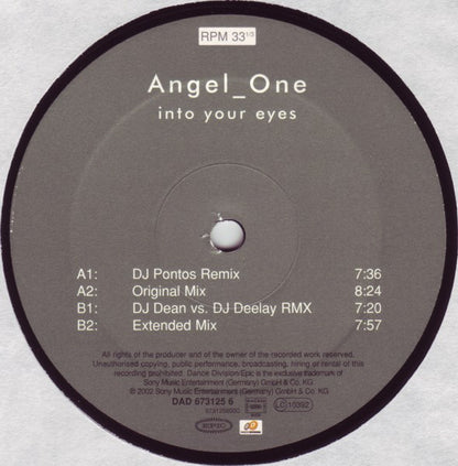Angel_One : Into Your Eyes (12")