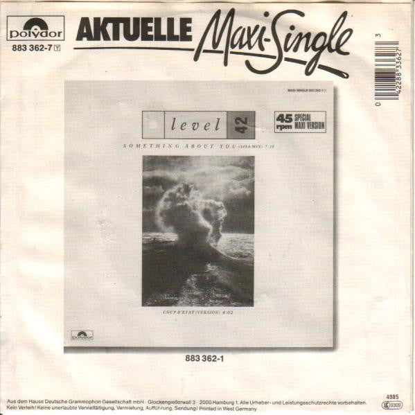 Level 42 : Something About You (7", Single)