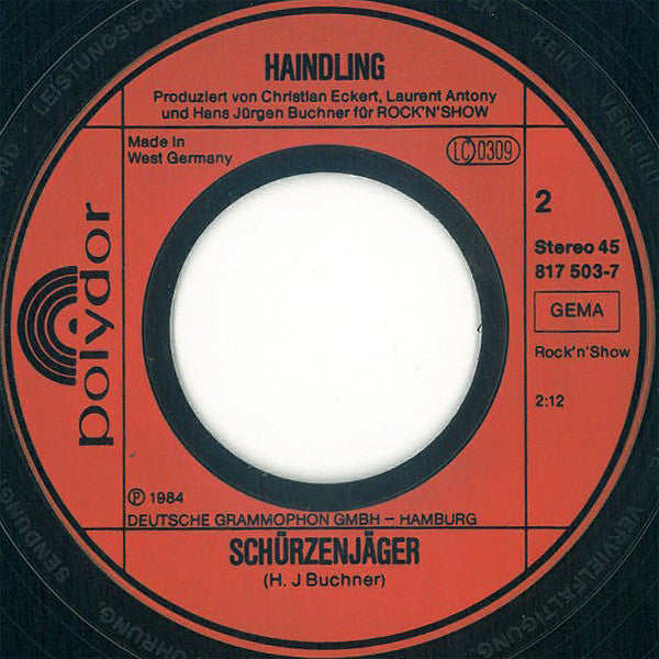 Haindling : Lang Scho Nimmer G'sehn (7", Single)