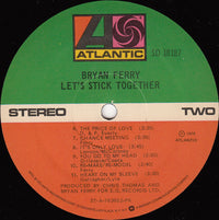 Bryan Ferry : Let's Stick Together (LP, Album, Comp, PR )