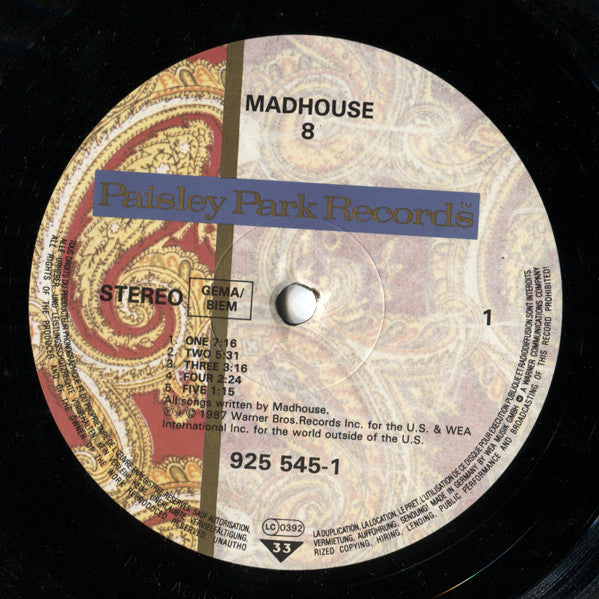 Madhouse : 8 (LP, Album)