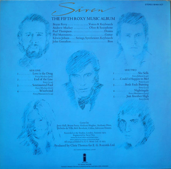 Roxy Music : Siren (LP, Album)
